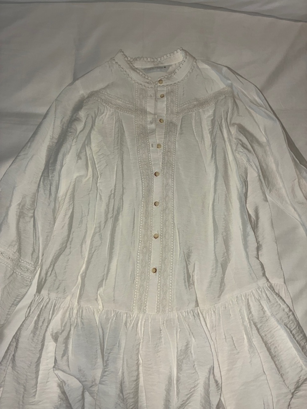 Zara white dress